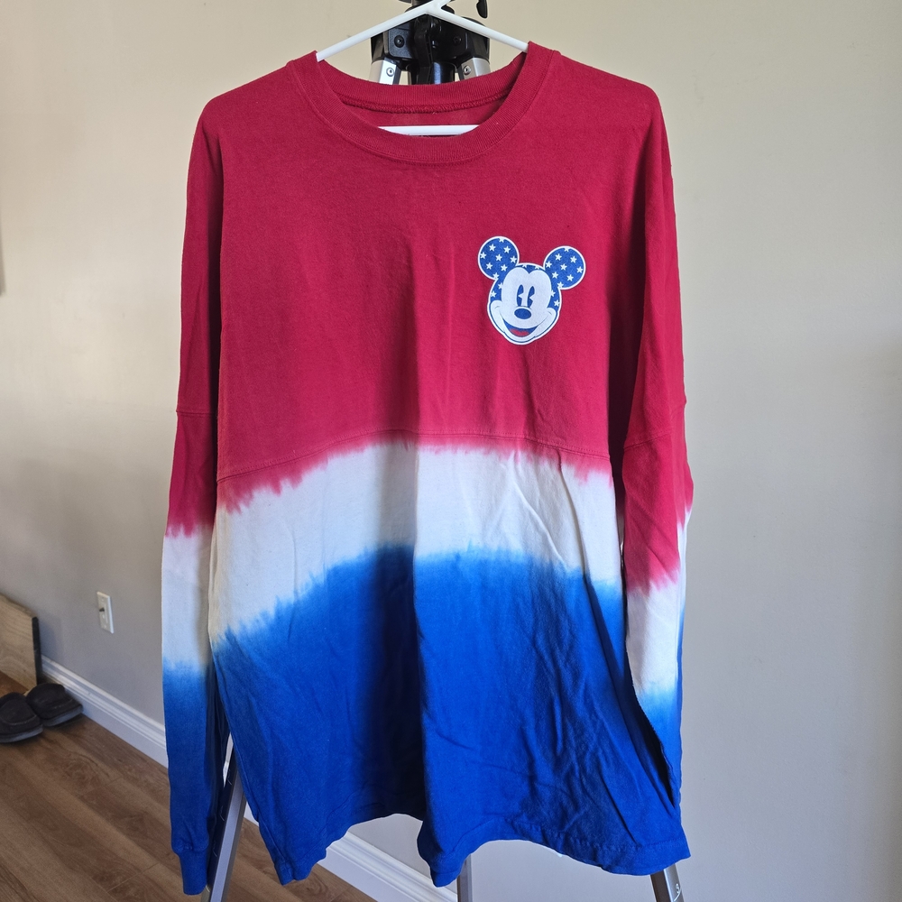 #7 Disney Red and Blue Mickey Mouse Women's Jersey